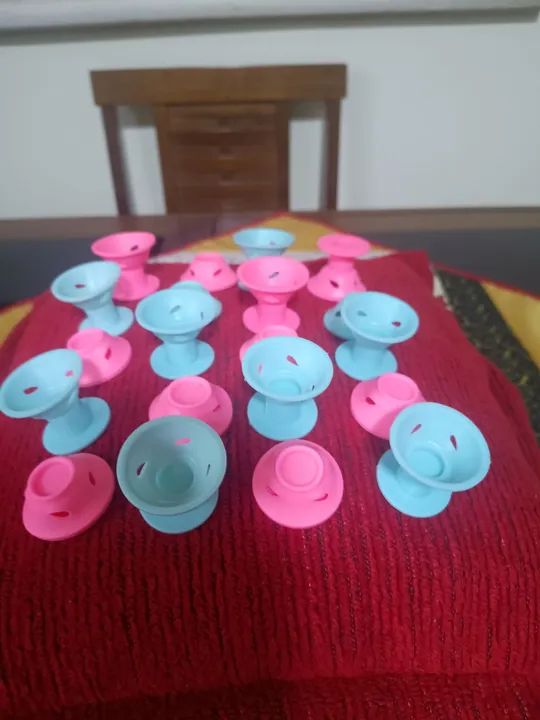 Modeladores de cachos em Silicone para Cabelo - Penteados Perfeitos! - Foto 4