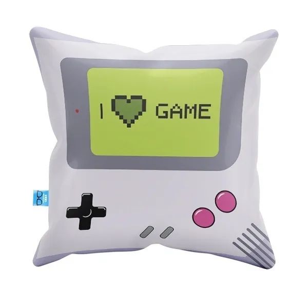 Almofada 40x40 geek estilo pelúcia 