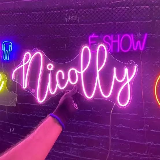 Placa Neon led em acrílico tamanho mínimo 80 centímetros - Foto 4