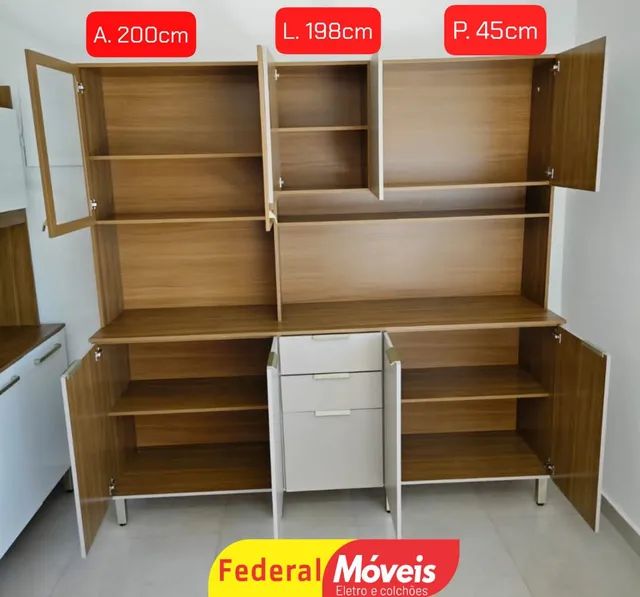 ARMARIO DE COZINHA SUPER GRANDE TEMOS CREDIARIO  - Foto 2