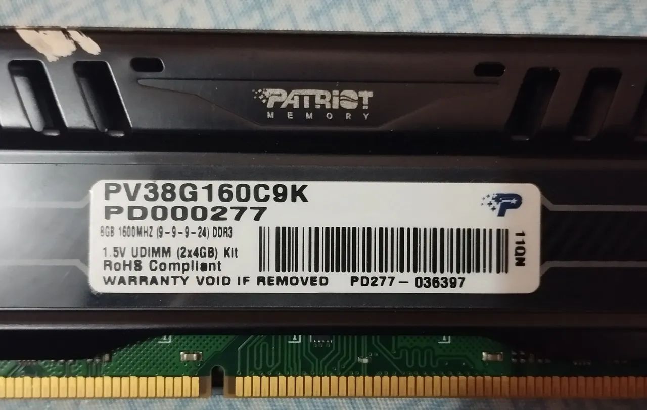 Memória RAM Patriot Viper 8GB DDR3 - Foto 3