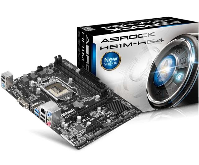 Placa mãe Asrock H81M-HG4