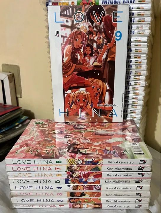 Love Hina 01 ao 09 mangá em ótimo estado - Foto 2