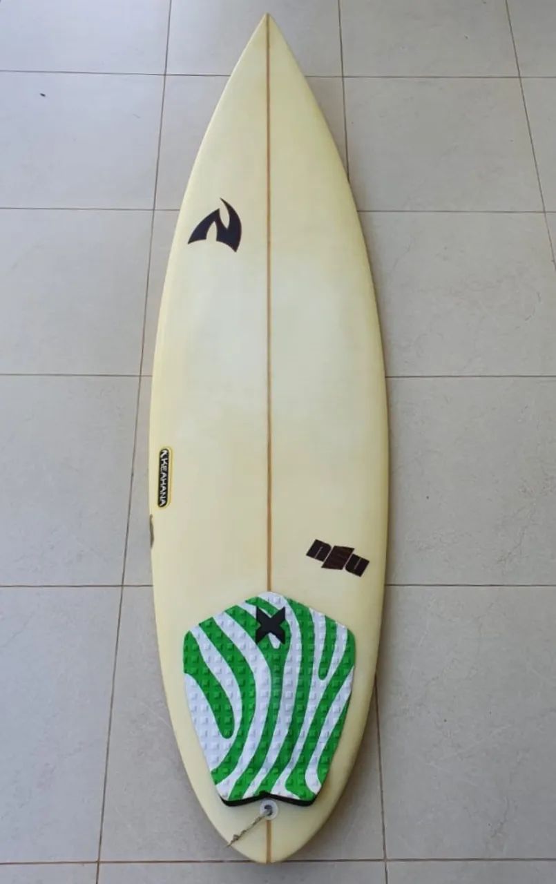 Prancha de surfe usada, shaper Néu De Franceschi