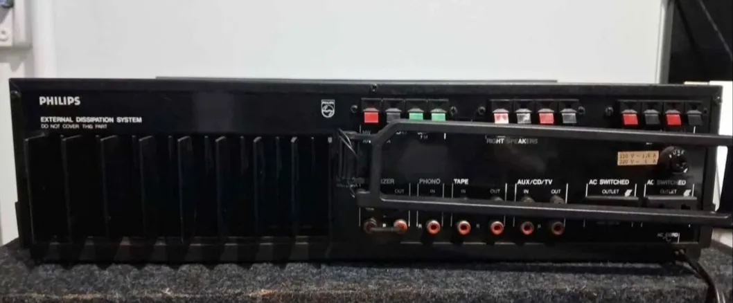 receiver philips anos 80 FR315 reliquia