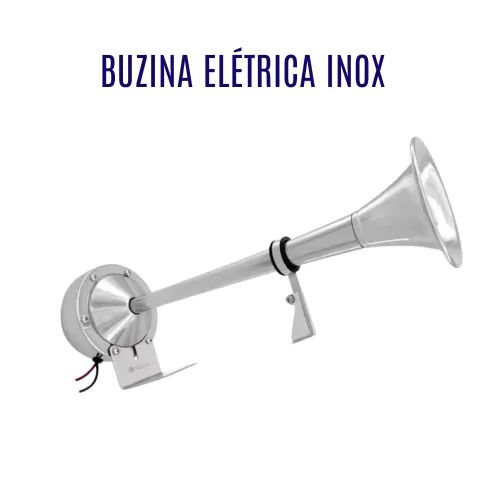 BUZINA ELÉTRICA INOX PARA EMBARCAÇÃO - Foto 2