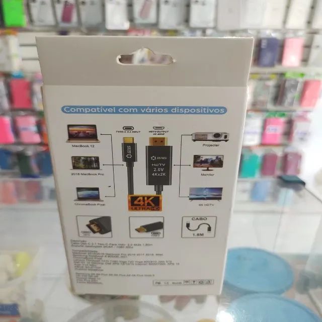 Cabo usb - C  3.0 hdtv 2.0  - Foto 3