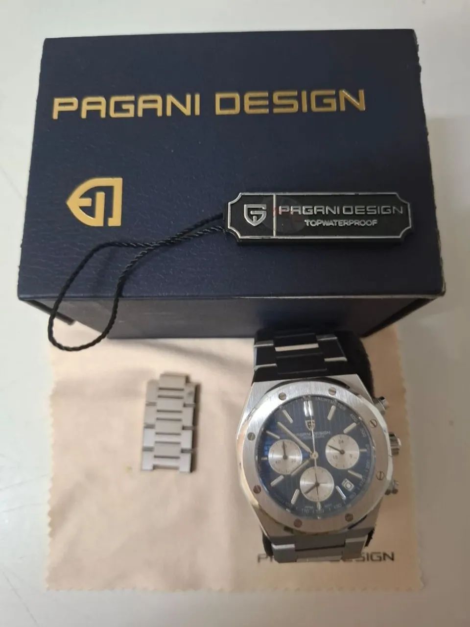 Rel ógio pagani cronógrafo top  - Foto 2