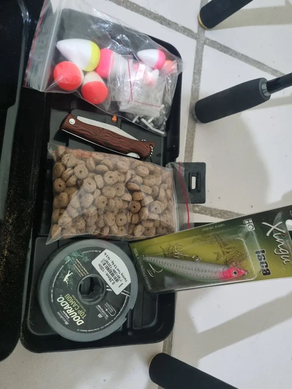 Conjunto de Pesca Completo - Vara 2,10m e Molinete AV3000 - Foto 4