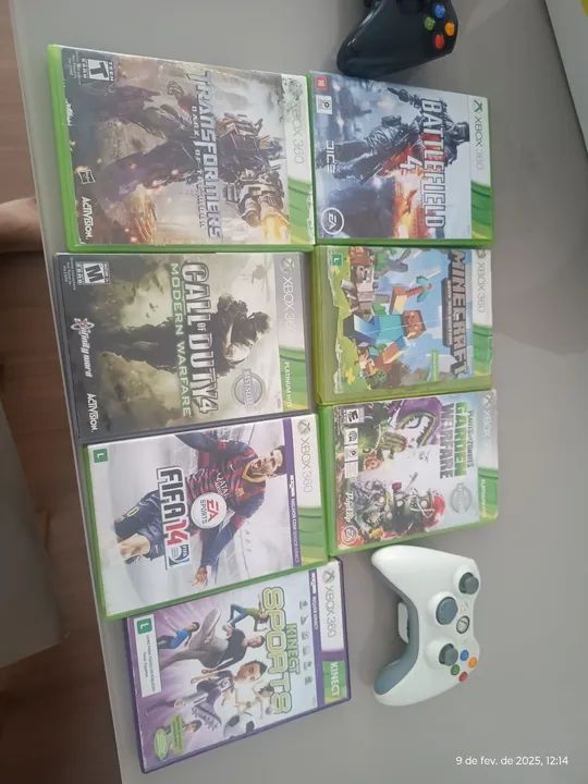 Xbox 360 bloqueado Kinect 2 controles e jogos - Foto 2