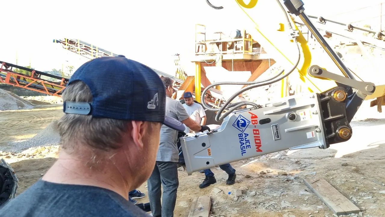 Rompedor hidráulico escavadeira  - Foto 3