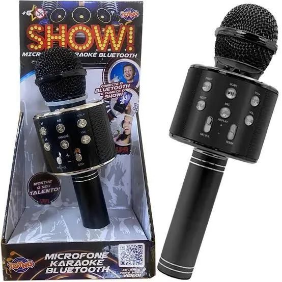 Microfone bluetooth karaoke promoção R$:60,00 - Foto 3