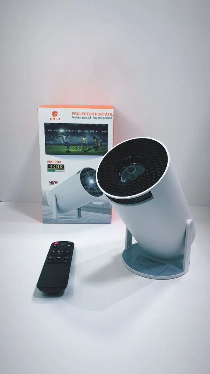 Mini Projetor Android HD Wifi 5g Bluetooth Smart Tv Portátil PRO-9101 (NOVO) - Foto 6