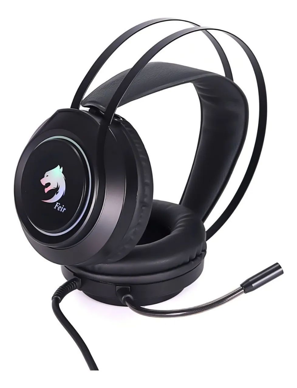 Headset Gamer Usb 7.1 Led Rgb, Play 4, Pc Notebook - Fr-V1 - Feir Com fio - Foto 2