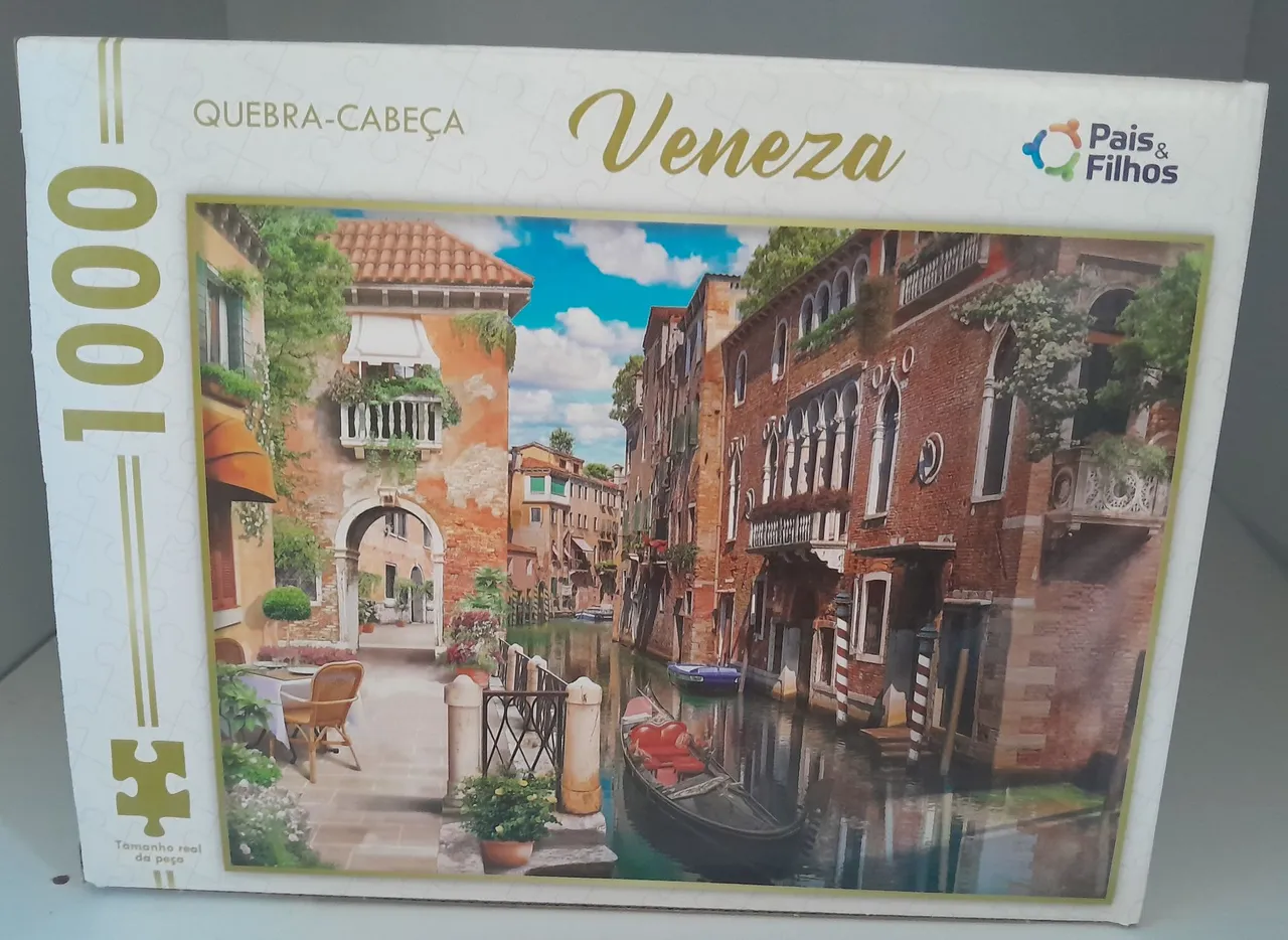 Quebra-cabeça Veneza 1000 peças