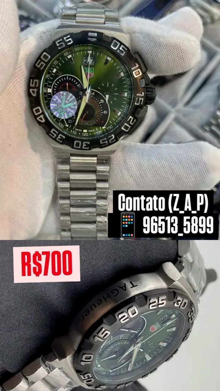 Relógio TAG HEUER FORMULA 1 Fundo Verde Multifuncional 2025