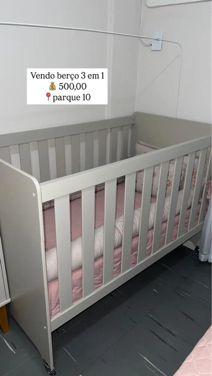 Berço 3 em 1