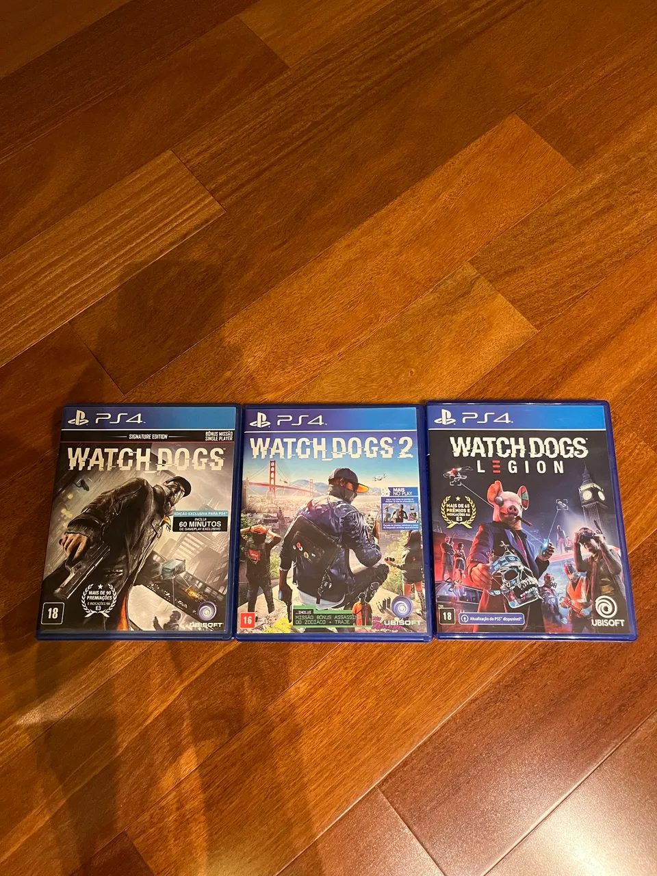 Watch Dogs 1, 2 e Legion - PS4