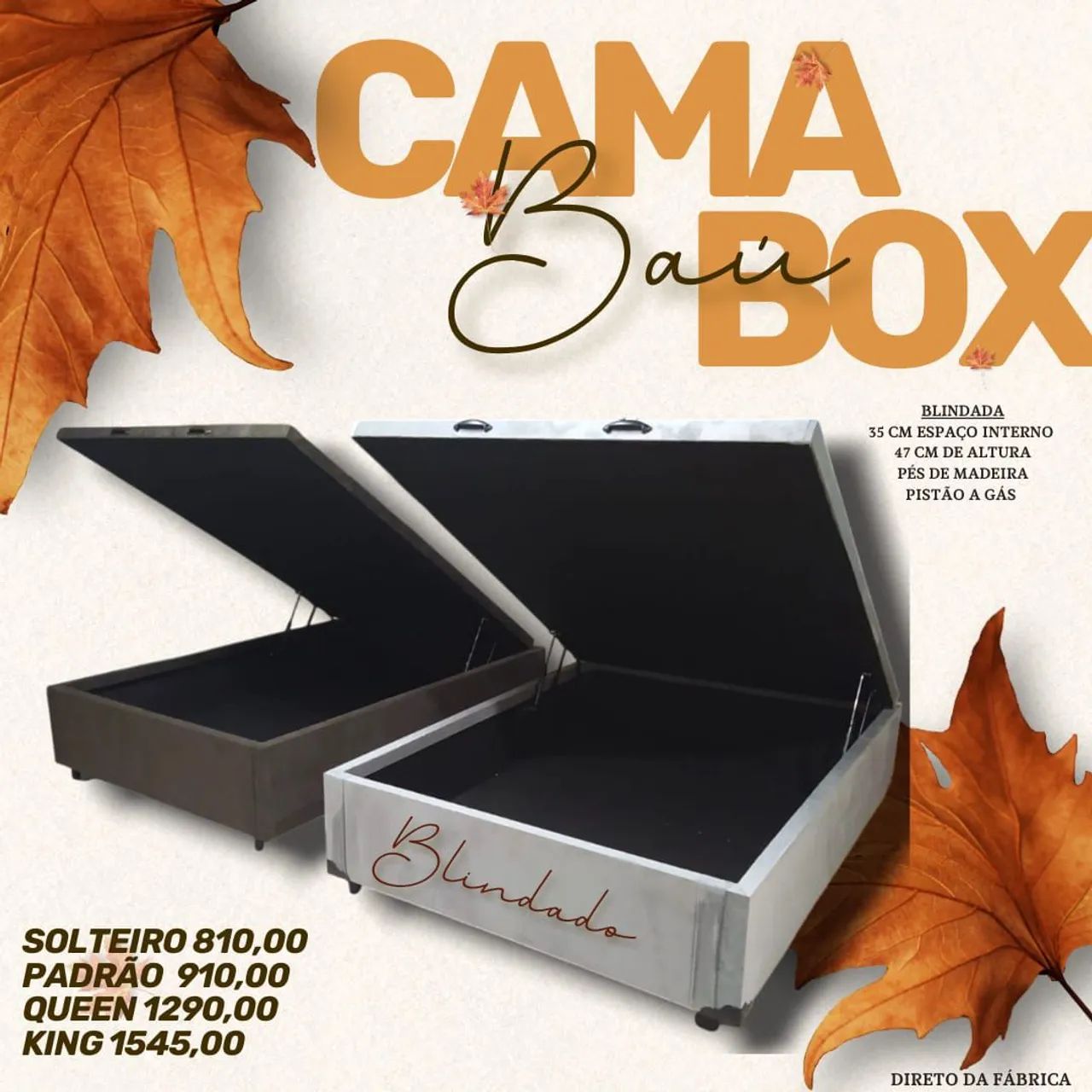 Cama box baú 