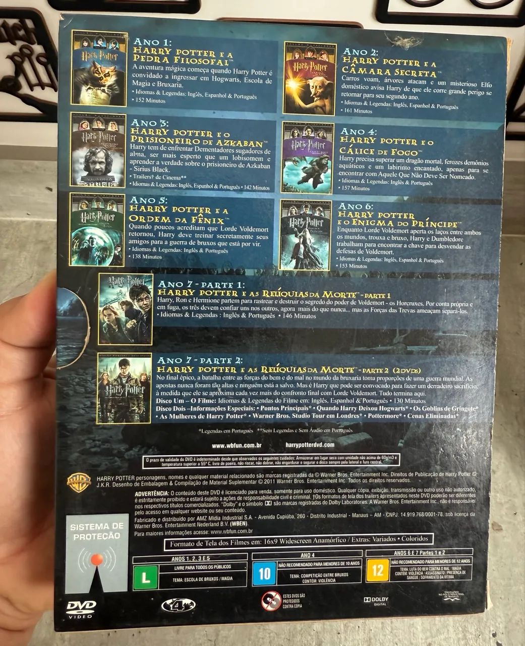 DVD Box completo Harry Potter - Foto 5