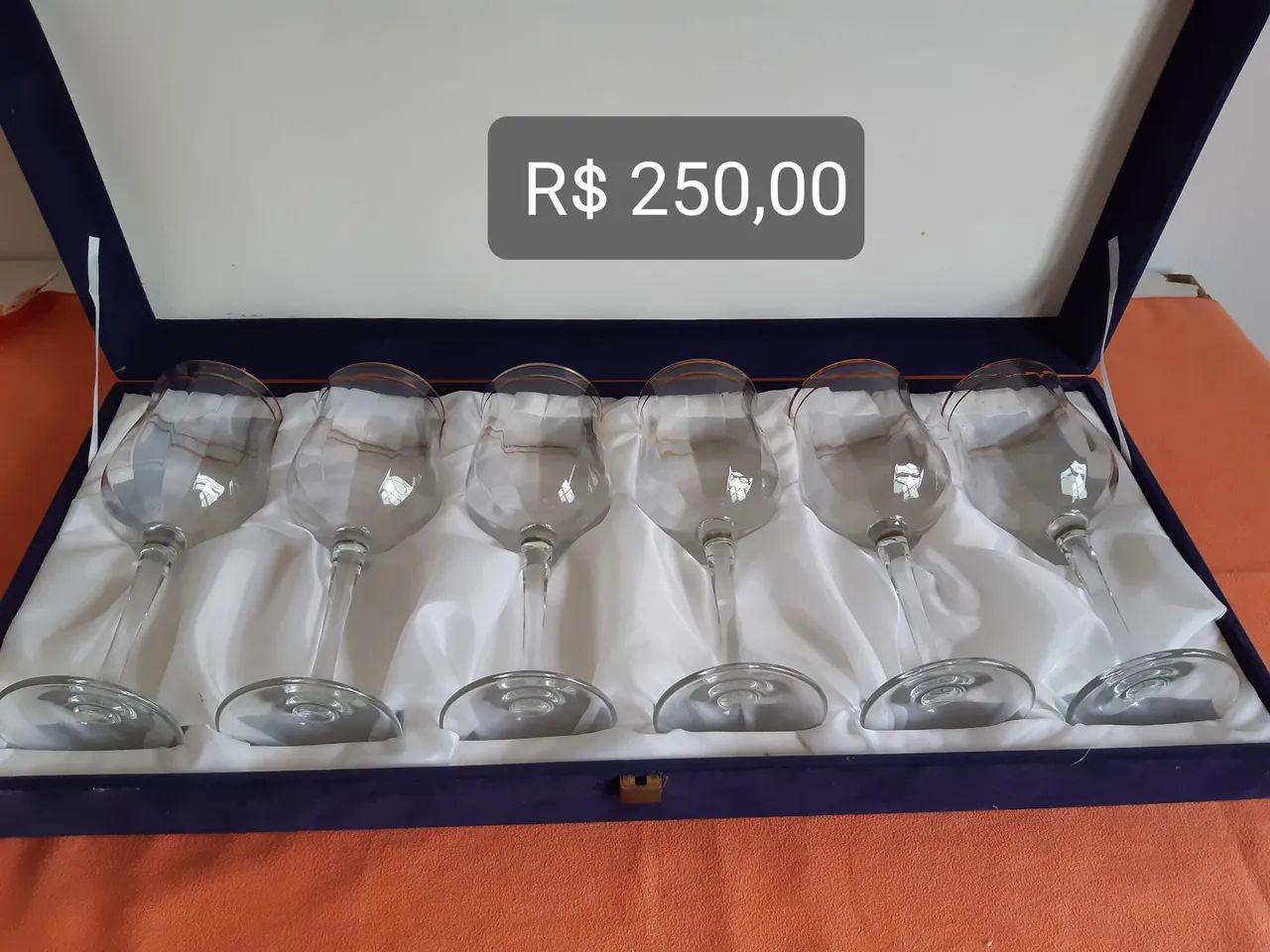 Jogo de taças de cristal - 6 peças