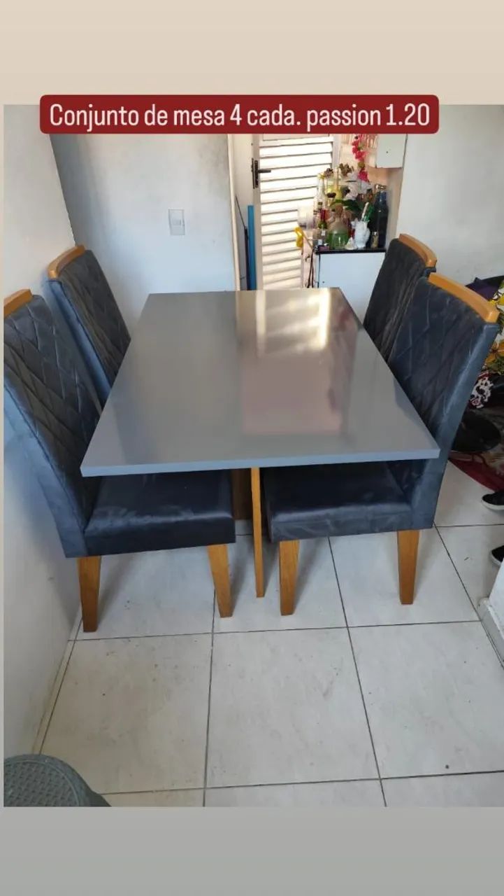 Mesa Passion 4 Cadeiras