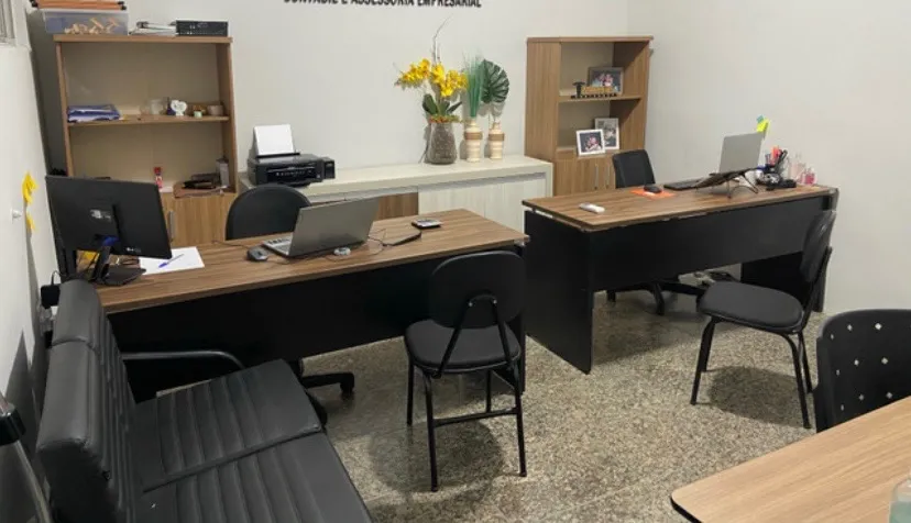 Linda sala mobiliada para alugar no centro de Várzea Grande