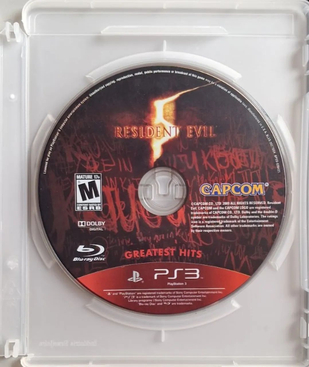 Resident Evil 5 - PS3 - Sem capa