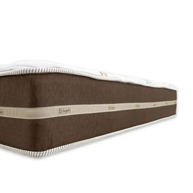 Colchão Queen Classic Marrom Molas Ensacadas Anjos - Entrega Rápida!  - Foto 2