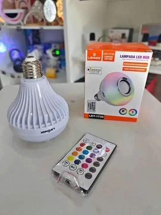 Lâmpada Musical Bluetooth - Rgb com Controle!