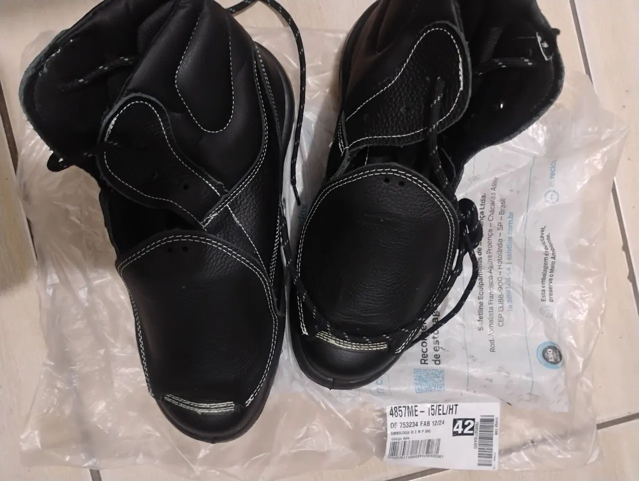 Botina Bico De Composite Eletricista Antitorção Ca 38396 N°42