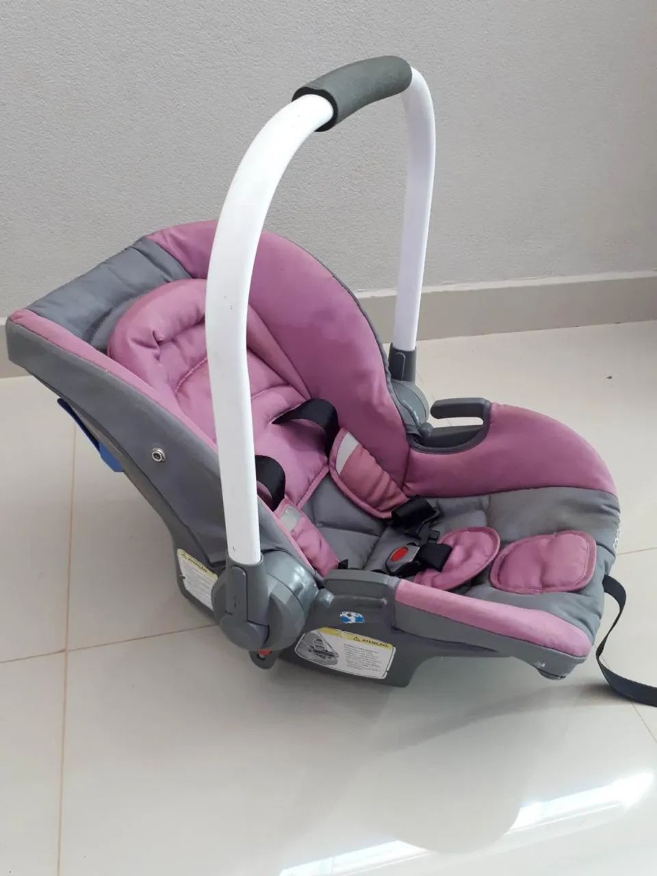 Carrinho de bebê com bebê conforto e base para carro, marca Kiddo 3 em 1 - Foto 6