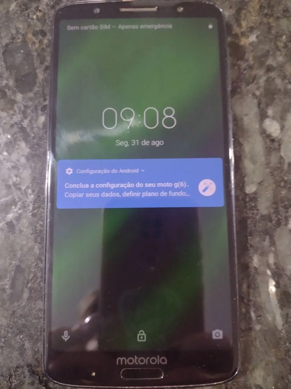 Celular moto G6 plus
