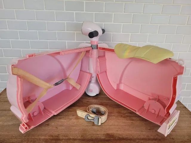 Mala de bordo com assento e rodinhas infantil (scooter) - Foto 2