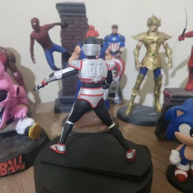 Jaspion tokusatsu colecionáveis action figure - Foto 2