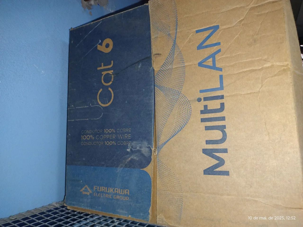 Cabo de Rede Cat 6 MultiLAN Furukawa 100% Cobre
