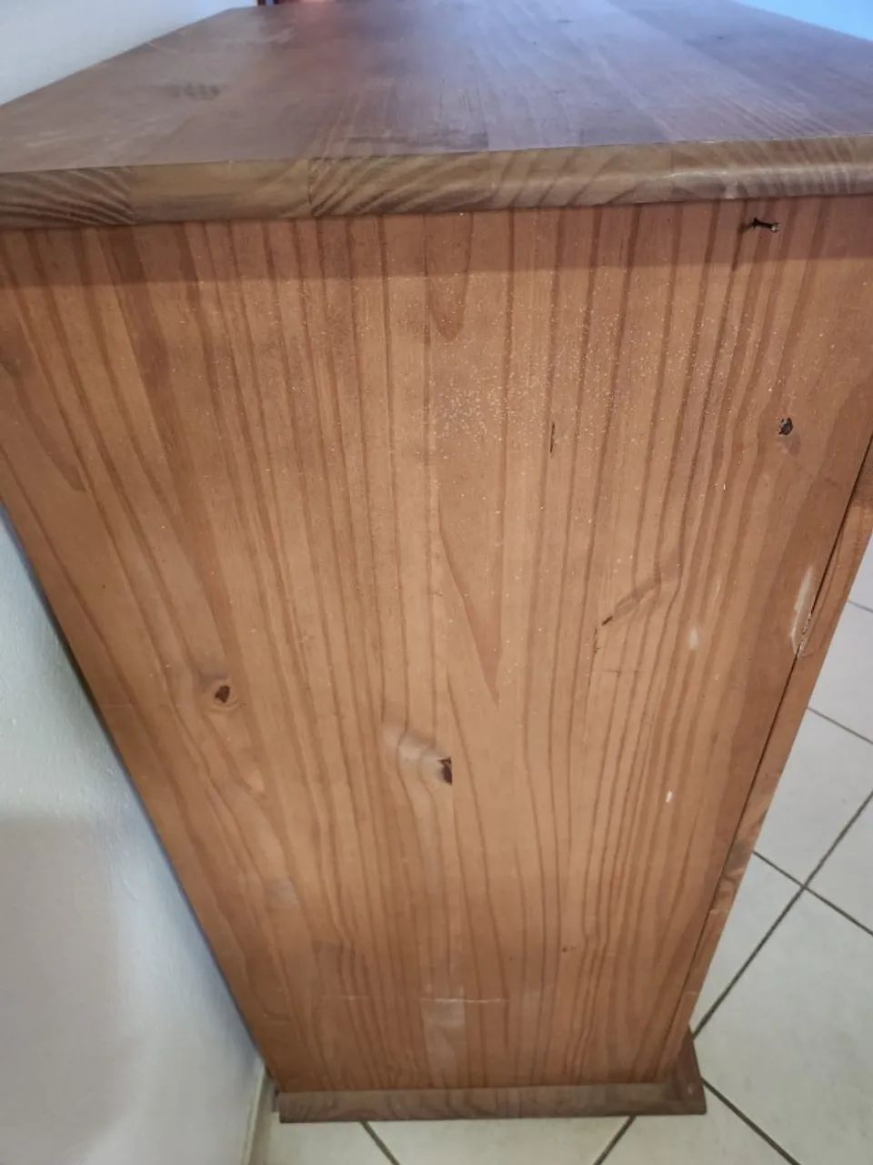 Cômoda de madeira usada - Foto 6