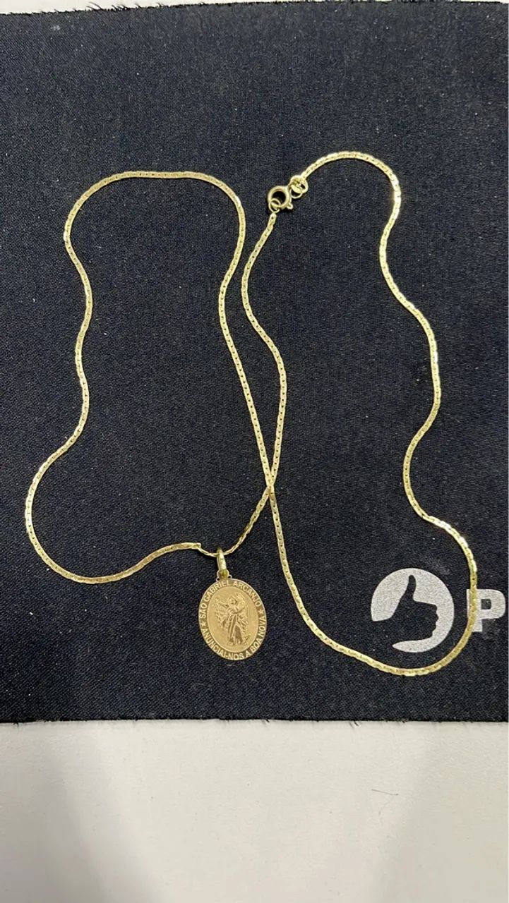 Cordão de ouro 18k novo 7 gramas e 60cm - Foto 3