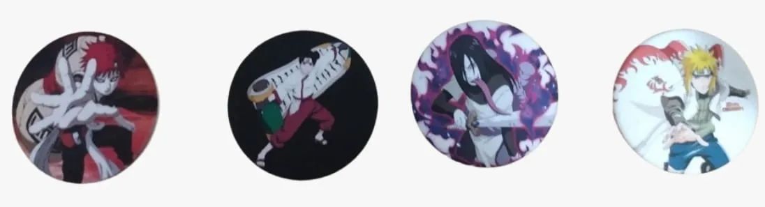 KIt 20 Bottons Anime Naruto Soft - Foto 2