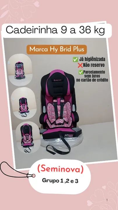 Possuí ISOFIX E PORTA COPO ((ACEITO CARTÃO DE CRÉDITO OU PAGAMENTO EM DINHEIRO))