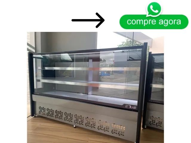Balcão Refrigerado 1,75M 2 Placas Polar 127/220v Novo