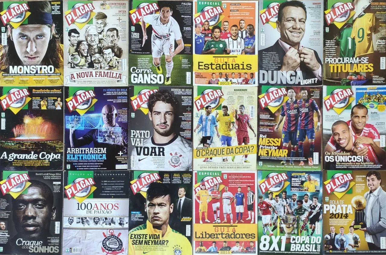 Coleção de Revistas Placar