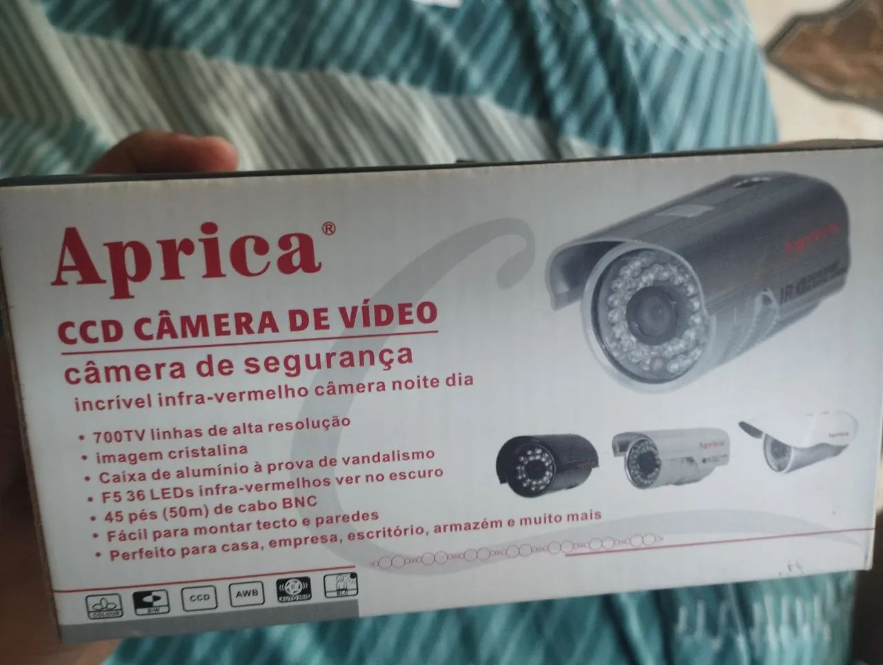 Câmera de Segurança Aprica CCD Infravermelho - Foto 4