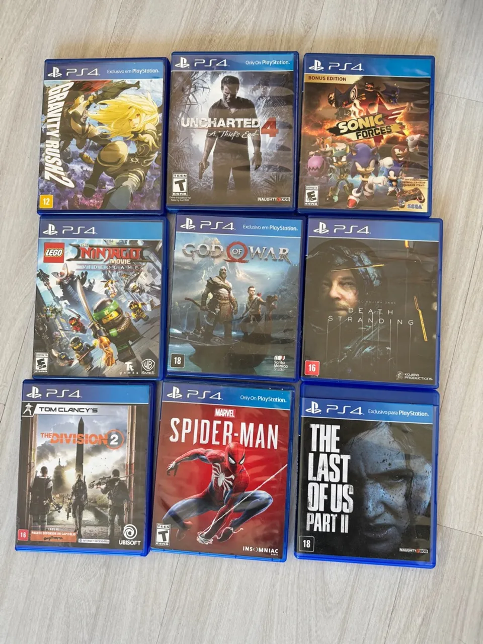 Coleção de Jogos para Playstation 4 (PS4)