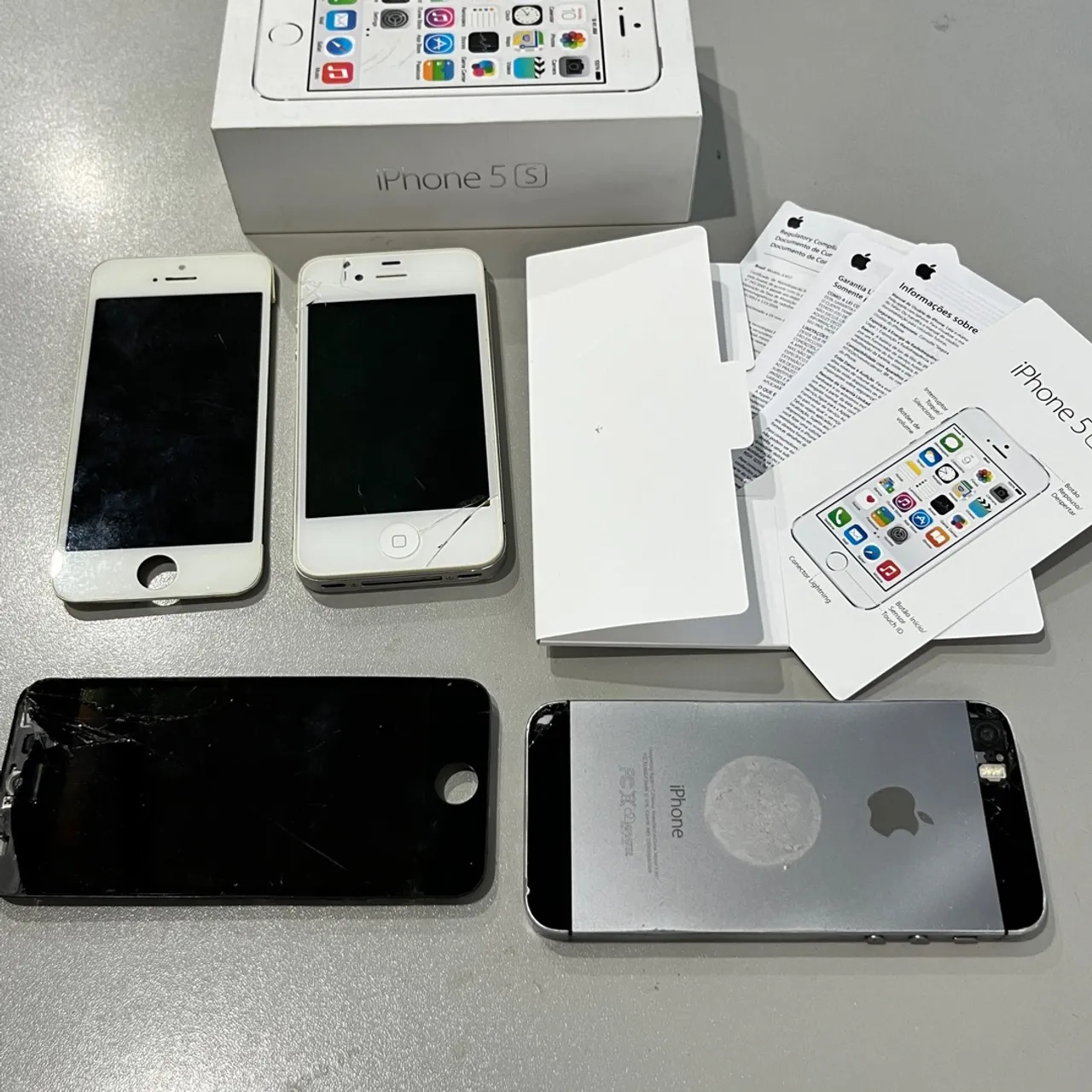 Peças Apple iPhone 4 e 5S - Sucatas