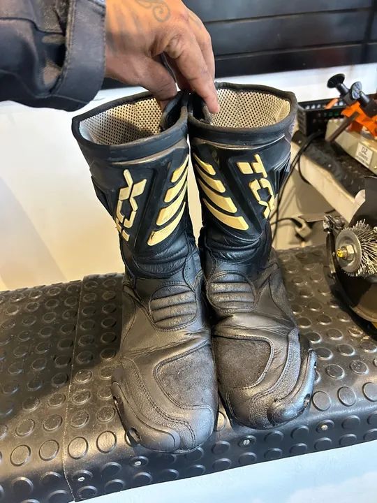 Bota para motociclista 