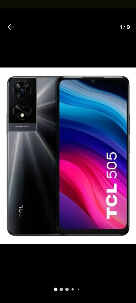 Vende-se celular TCL509k 1 mês de uso na caixa com carregador e fone