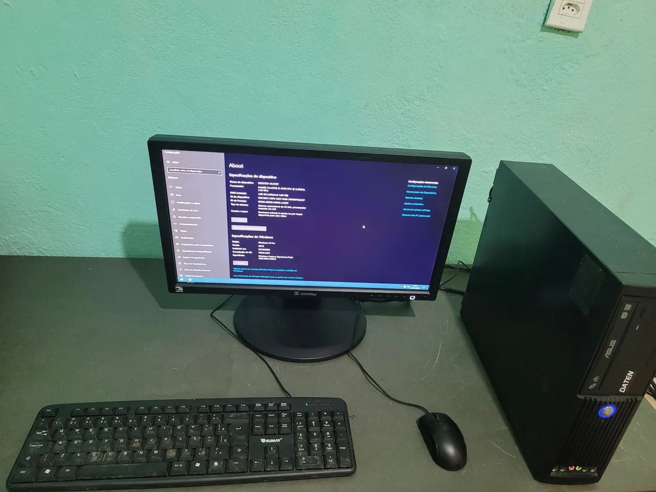 PC completo i3 4gb ram top para trabalhar ou estudos - Foto 2