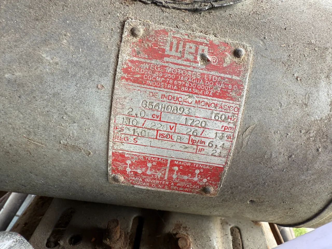 Compressor de alta pressão WEG 64297326699393122