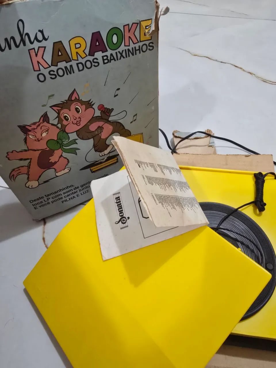 Vitrolinha sonata antiga funcionando mas sem agulha - Foto 3